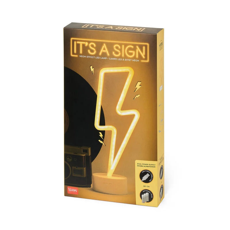 lampada led a effetto neon - it's a sign flash