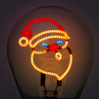LAMPADA DA TAVOLO A LAMPADINA - BULB FICTION - SANTA CLAUS