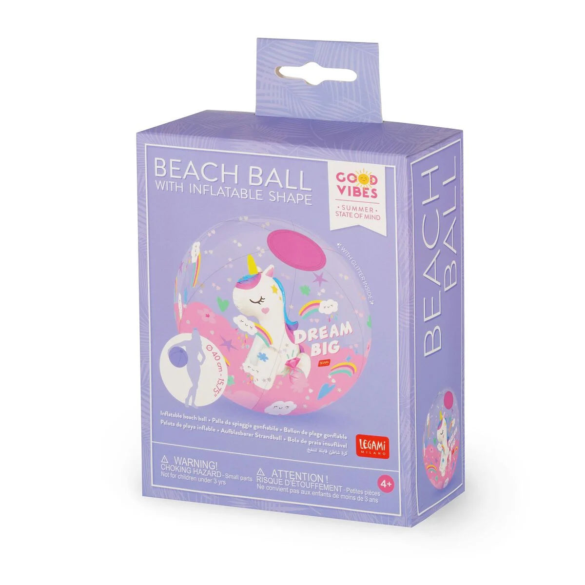 PALLA DA SPIAGGIA GONFIABILE UNICORN