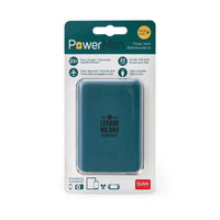 BATTERIA RICARICABILE SUPERCHARGE 5000 MAH - PETROL BLUE