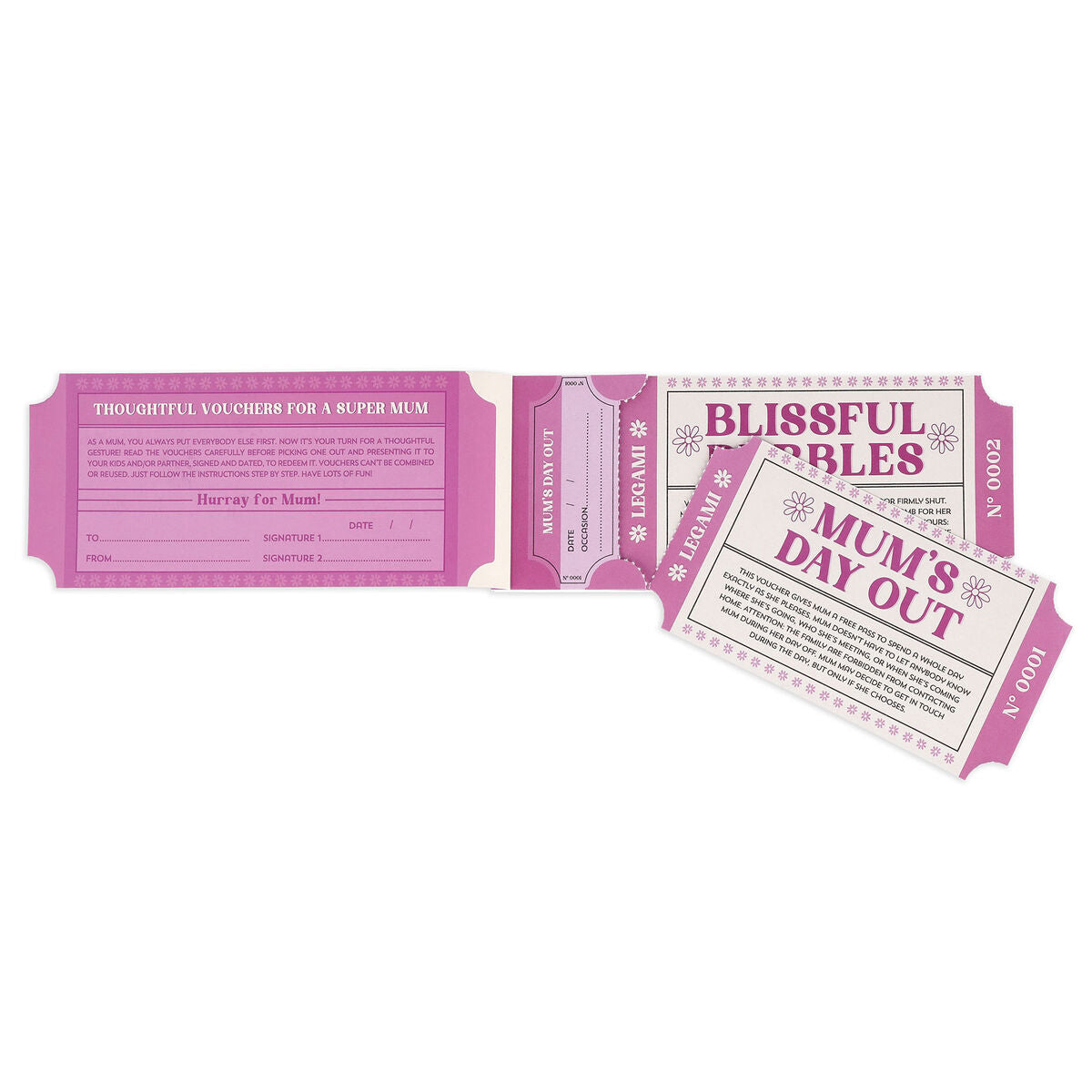 BUONI SPECIALI PER UNA SUPER MAMMA - GIFT VOUCHERS (edizione Inglese)