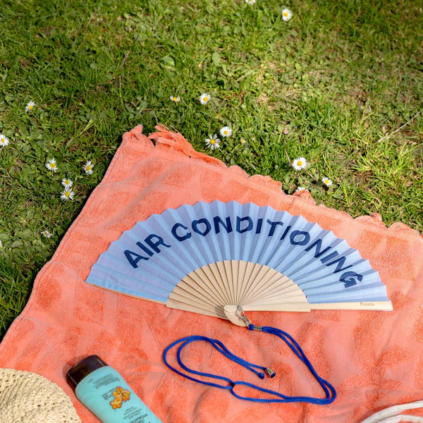 VENTAGLIO "AIR CONDITIONING" AZZURRO