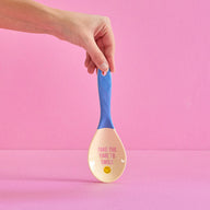 MELAMINE SALAD SPOON SMILEY
