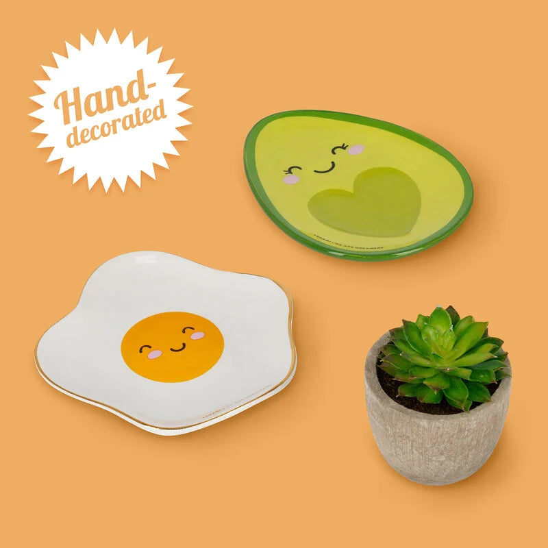 piattino in ceramica ring & things avocado