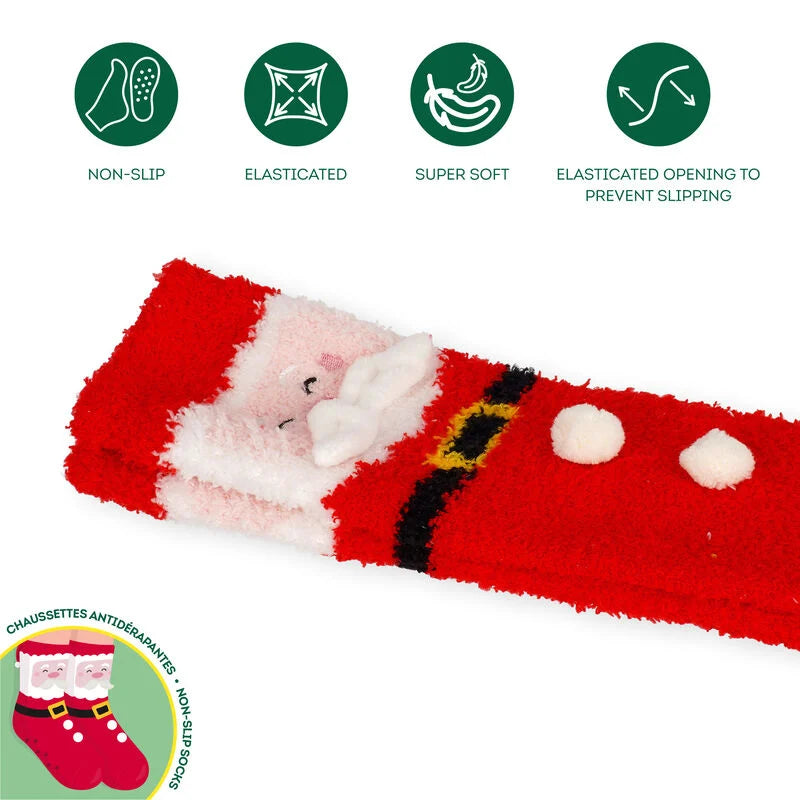 CALZE ANTISCIVOLO - IT'S A MATCH! BABBO NATALE KIDS