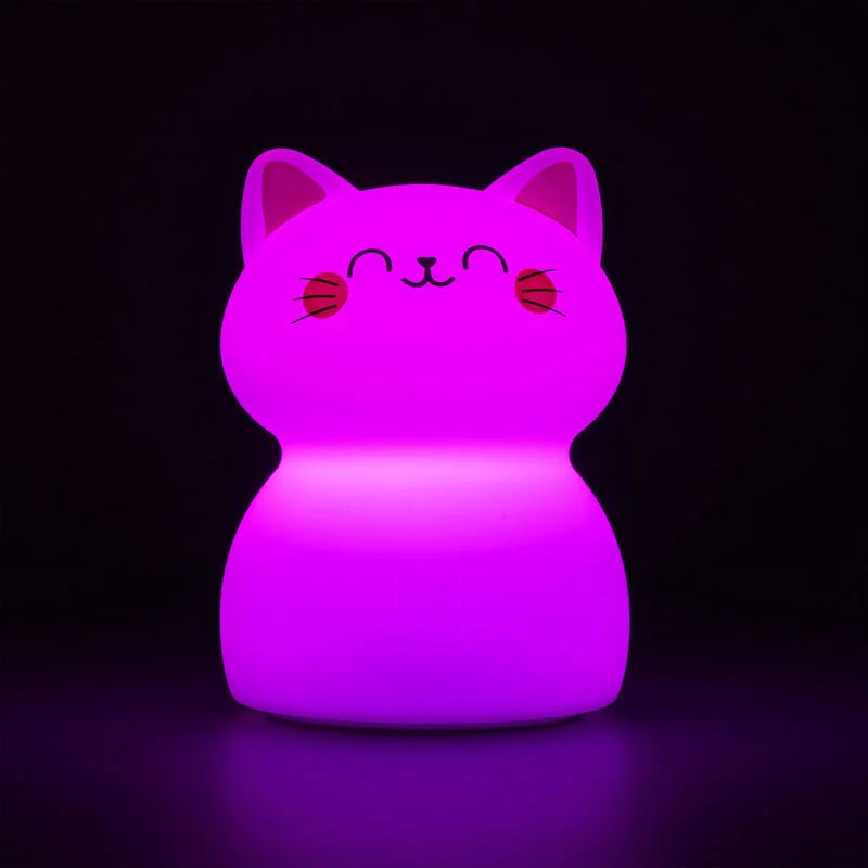 luce notturna ricaricabile - soft dreams kitty gatto