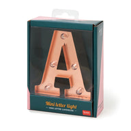 mini lettera decorativa con luce - A