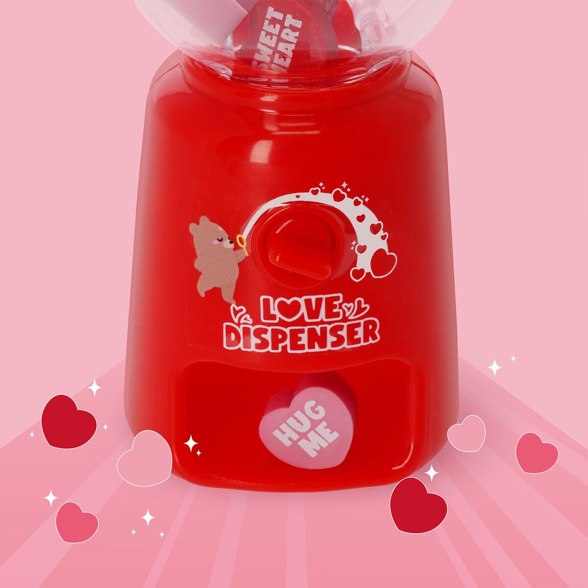 MINI DISTRIBUTORE GOMME PER CANCELLARE - LOVE DISPENSER