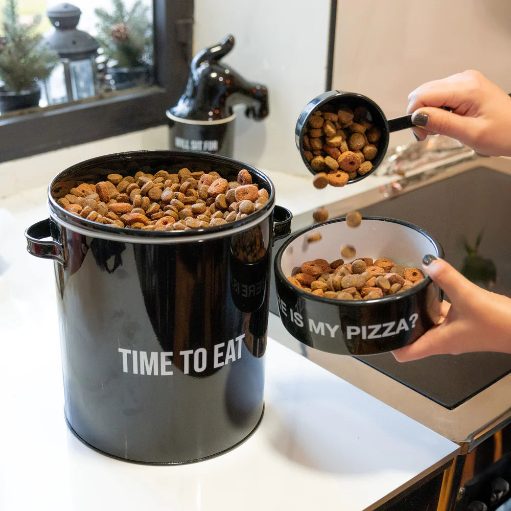 ciotola per animali domestici - pet bowl "where is my pizza"