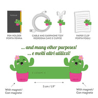 clip magnetica cactus