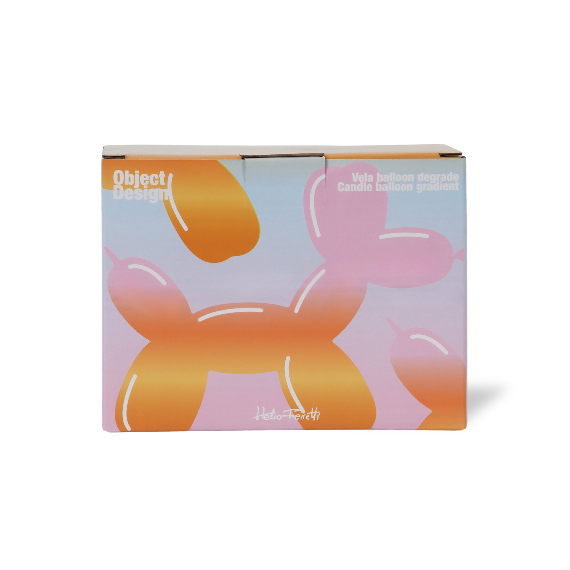 candela a cagnolino - balloon dog Helio Ferretti sunset