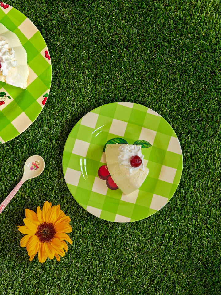 Piatto frutta - Verde - Love Therapy Cherry Print