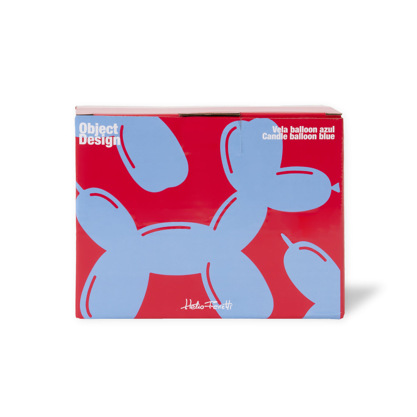 candela a cagnolino - balloon dog Helio Ferretti blu