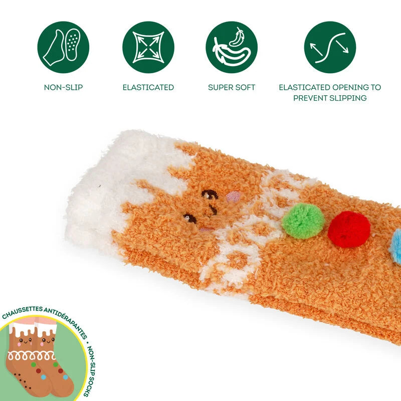 CALZE ANTISCIVOLO - IT'S A MATCH! GINGERBREAD KIDS