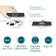 caricabatterie wireless per smartphone - super fast panda