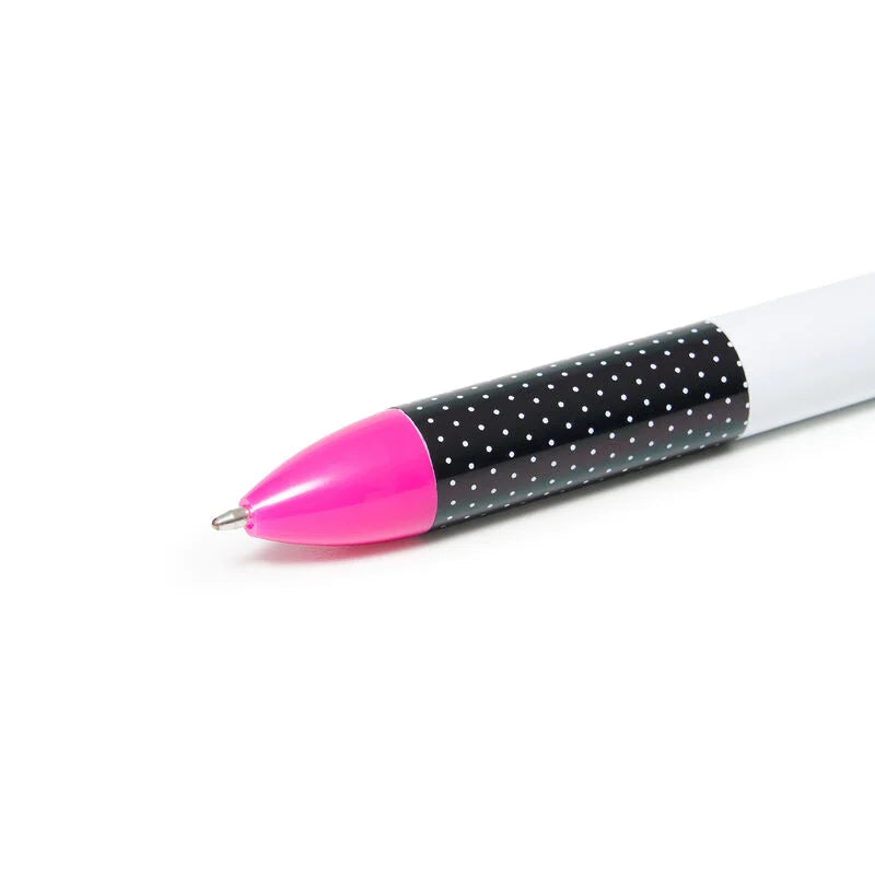 PENNA A SFERA A DUE COLORI - CLICK & CLACK PANDA