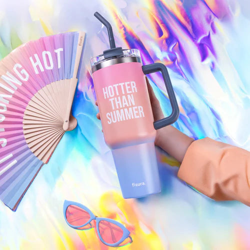 BICCHIERE TERMICO XXL "HOTTER THAN SUMMER"