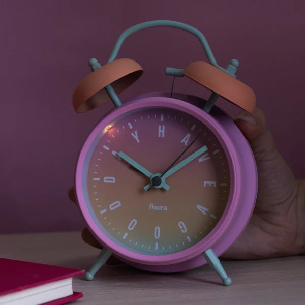RETRO ALARM CLOCK "HAVE A GOOD DAY"