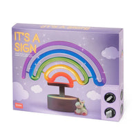 IT'S A SIGN LAMPADA LED RAINBOW
