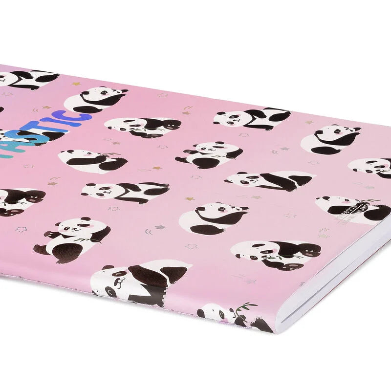 quaderno a righe large panda