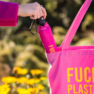 OMBRELLO PIEGHEVOLE "FUCKING RAIN" FUCSIA