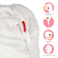ASCIUGAMANO A TURBANTE PER CAPELLI - LOVE MY HAIR PANDA