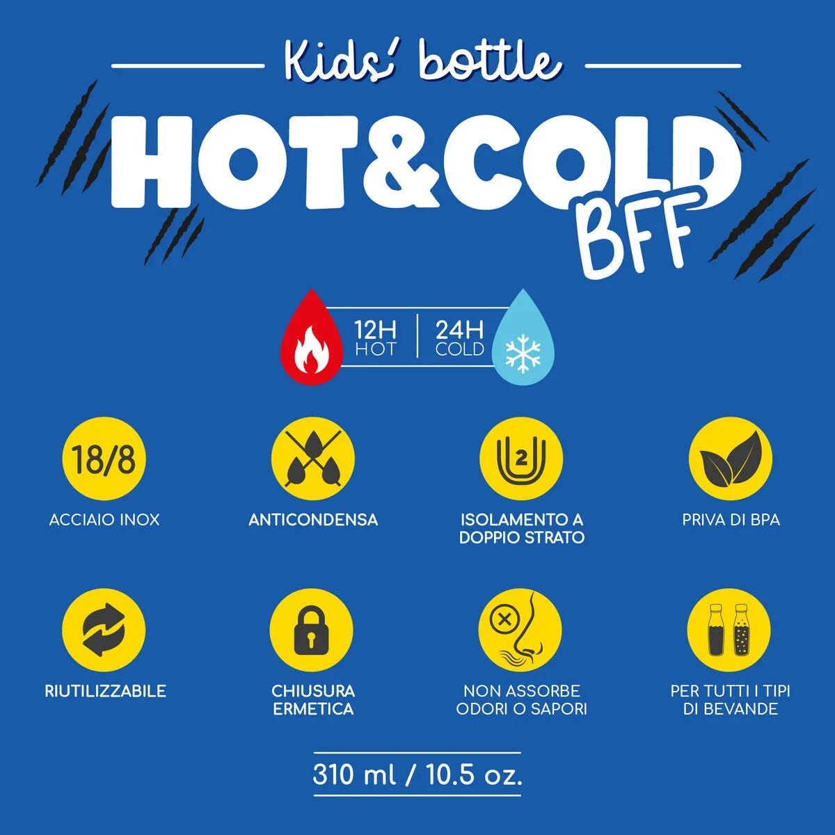 BORRACCIA TERMICA - KIDS BOTTLE TIGRE