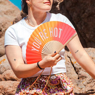 VENTAGLIO "YOU'RE HOT" SFUMATO