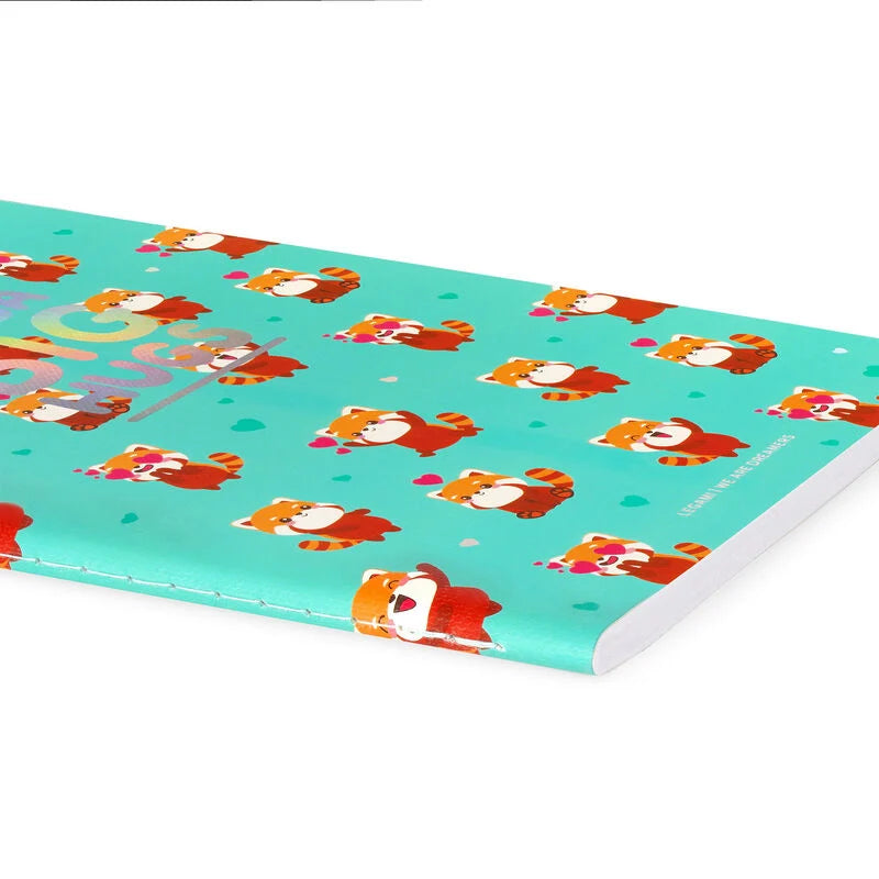 quaderno a righe medium red panda