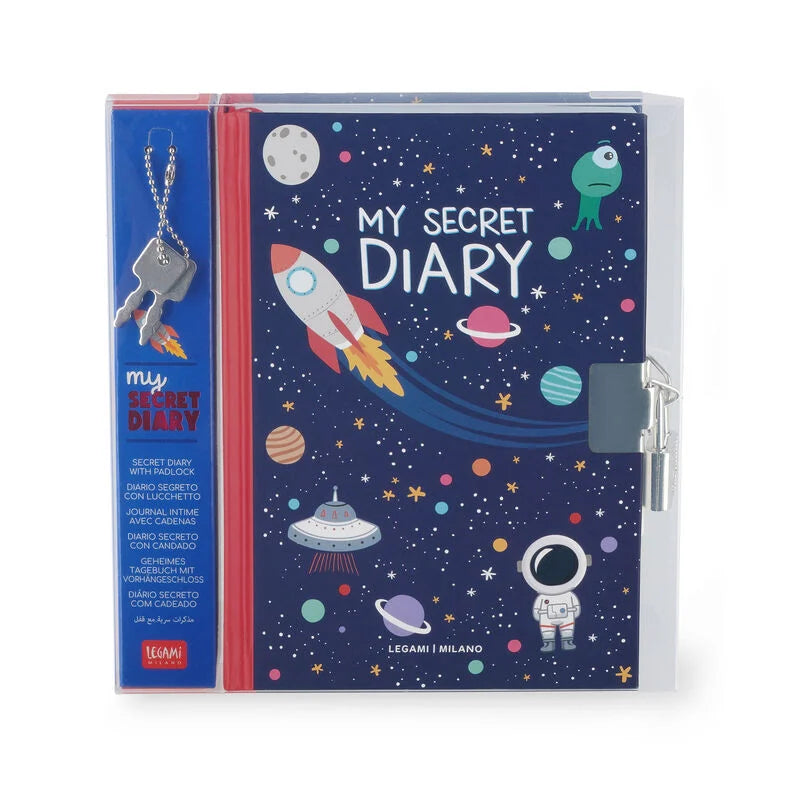 diario segreto con lucchetto - my secret diary space
