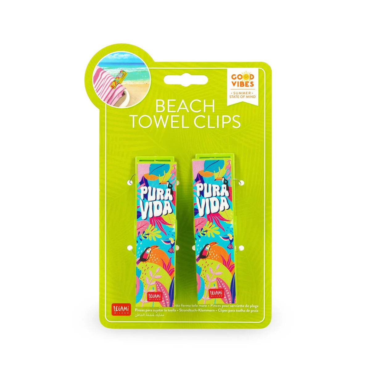 SET DI 2 MOLLETTE FERMA TELO - PURA VIDA