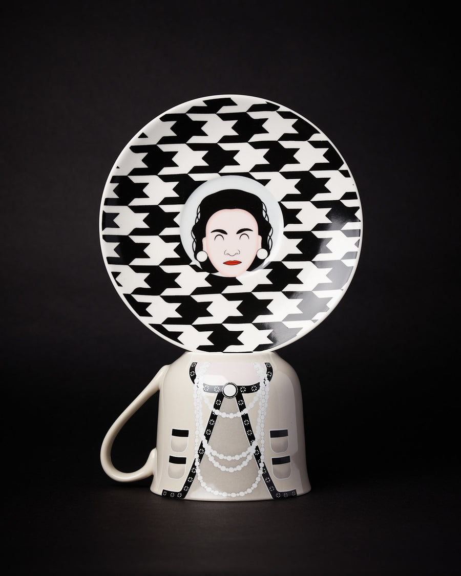 TAZZA + PIATTO COCO CHANEL ICON
