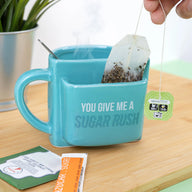 TAZZA PORTA BISCOTTI "YOU GIVE ME A SUGAR RUSH"