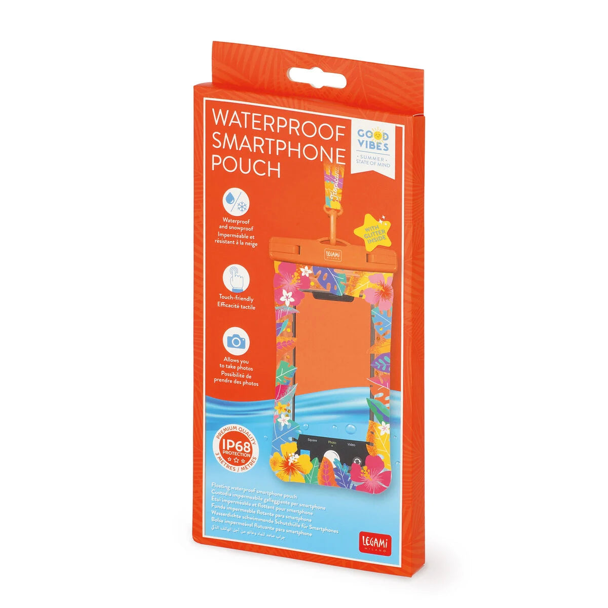 CUSTODIA IMPERMEABILE FLOATING WATERPROOF SMARTHPHONE POUCH - TROPICANA DREAM