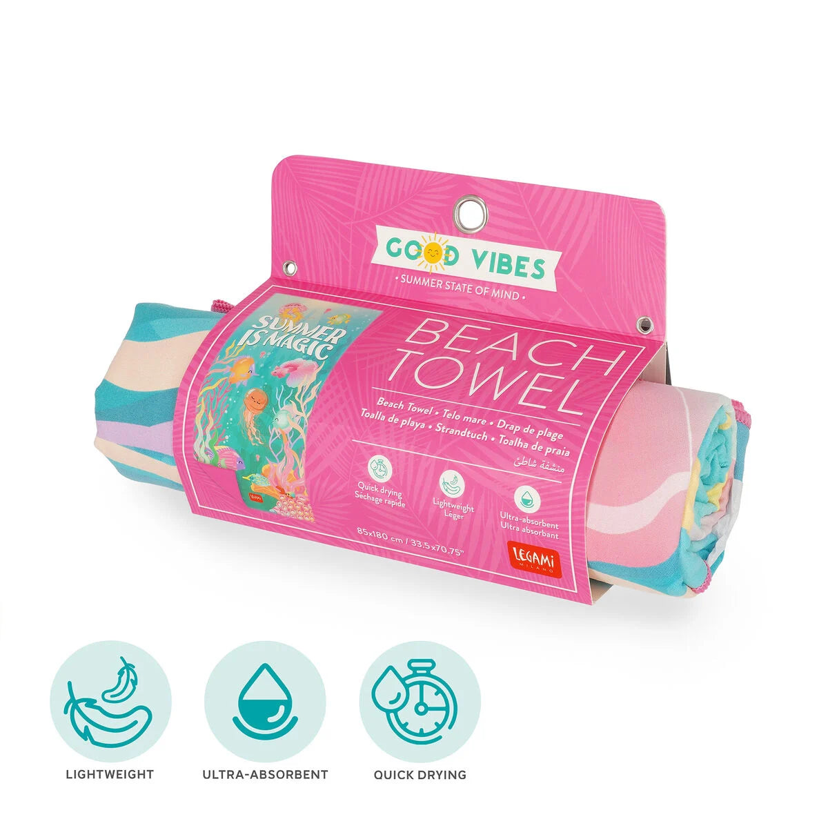 TELO MARE - BEACH TOWEL SUMMER IS MAGIC