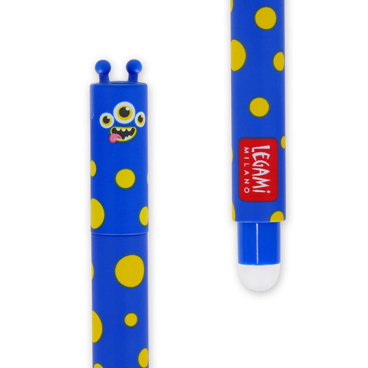 PENNA CANCELLABILE BLU MONSTER