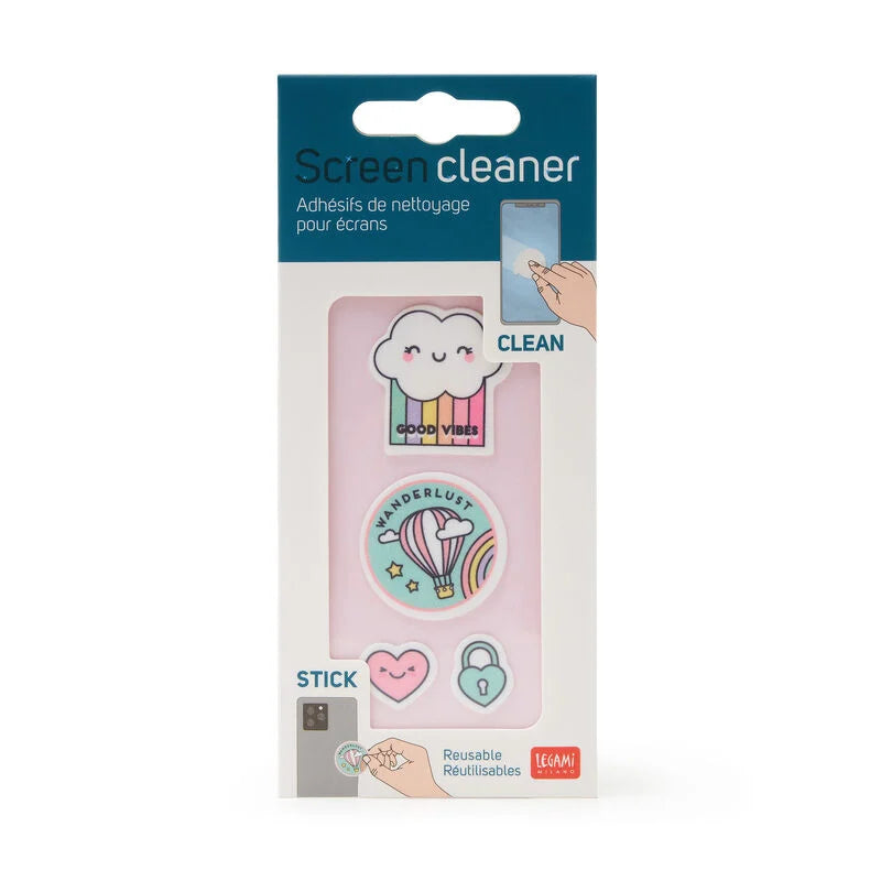 adesivi pulisci schermo - screen cleaner rainbow