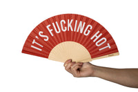 VENTAGLIO "IT'S FUCKING HOT" ROSSO