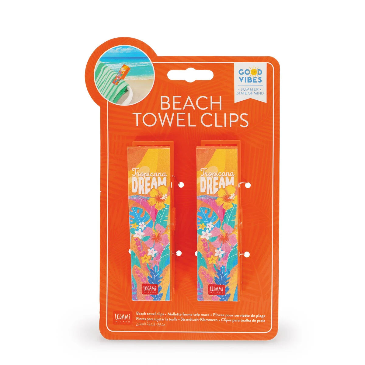 SET DI 2 MOLLETTE FERMA TELO - TROPICANA DREAM