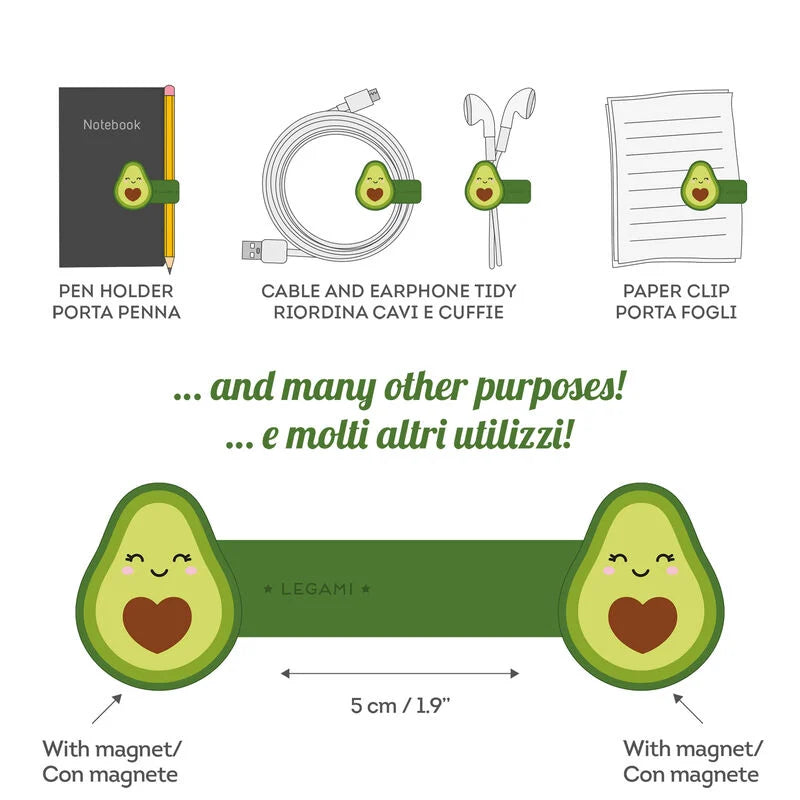clip magnetica avocado