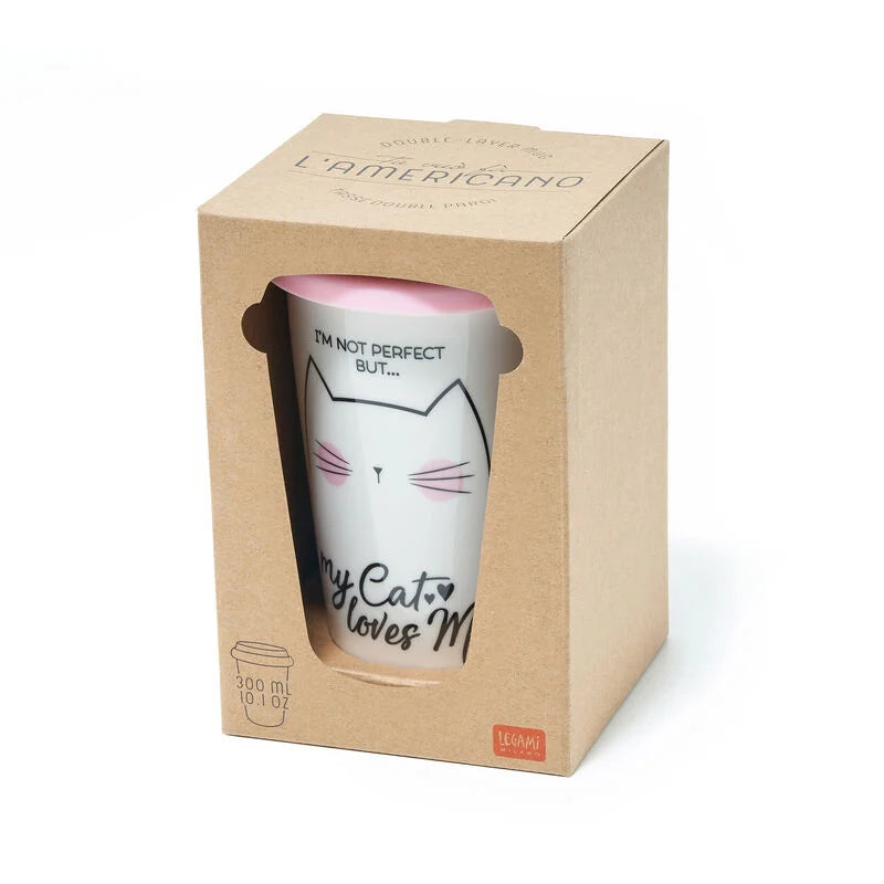 TAZZA TU VUÒ FA' L'AMERICANO KITTY GATTO