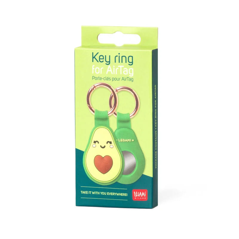 portachiavi per airtag avocado