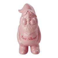 GNOMO IN CERAMICA LOVE THERAPHY ROSA LARGE