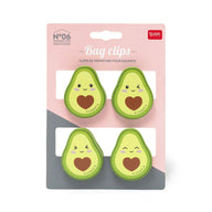 SET DI CLIP CHIUDI PACCO - BAG CLIPS AVOCADO