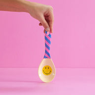 MELAMINE SALAD SPOON SMILEY