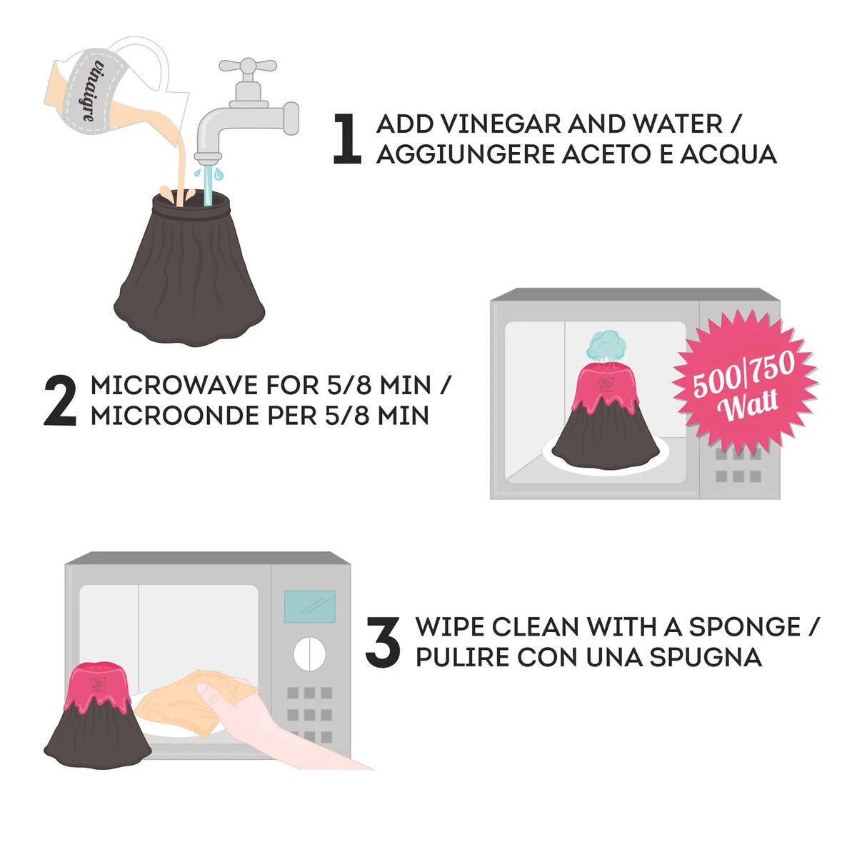 PULISCI MICROONDE - MICROWAVE CLEANER