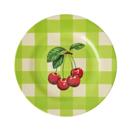 Piatto frutta - Verde - Love Therapy Cherry Print