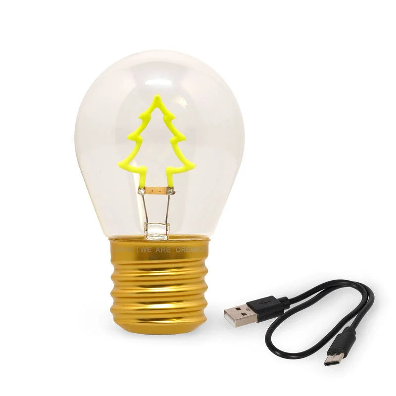 LAMPADA DA TAVOLO A LAMPADINA - BULB FICTION - ALBERO DI NATALE