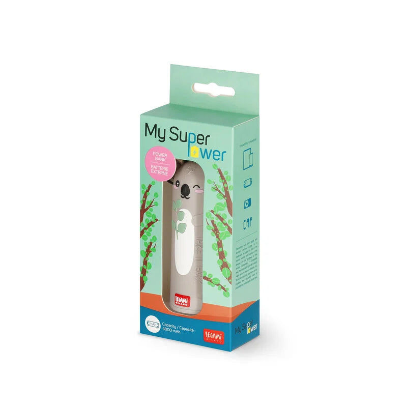 caricabatteria portatile - my super power koala