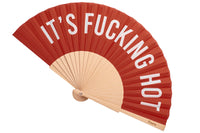 VENTAGLIO "IT'S FUCKING HOT" ROSSO